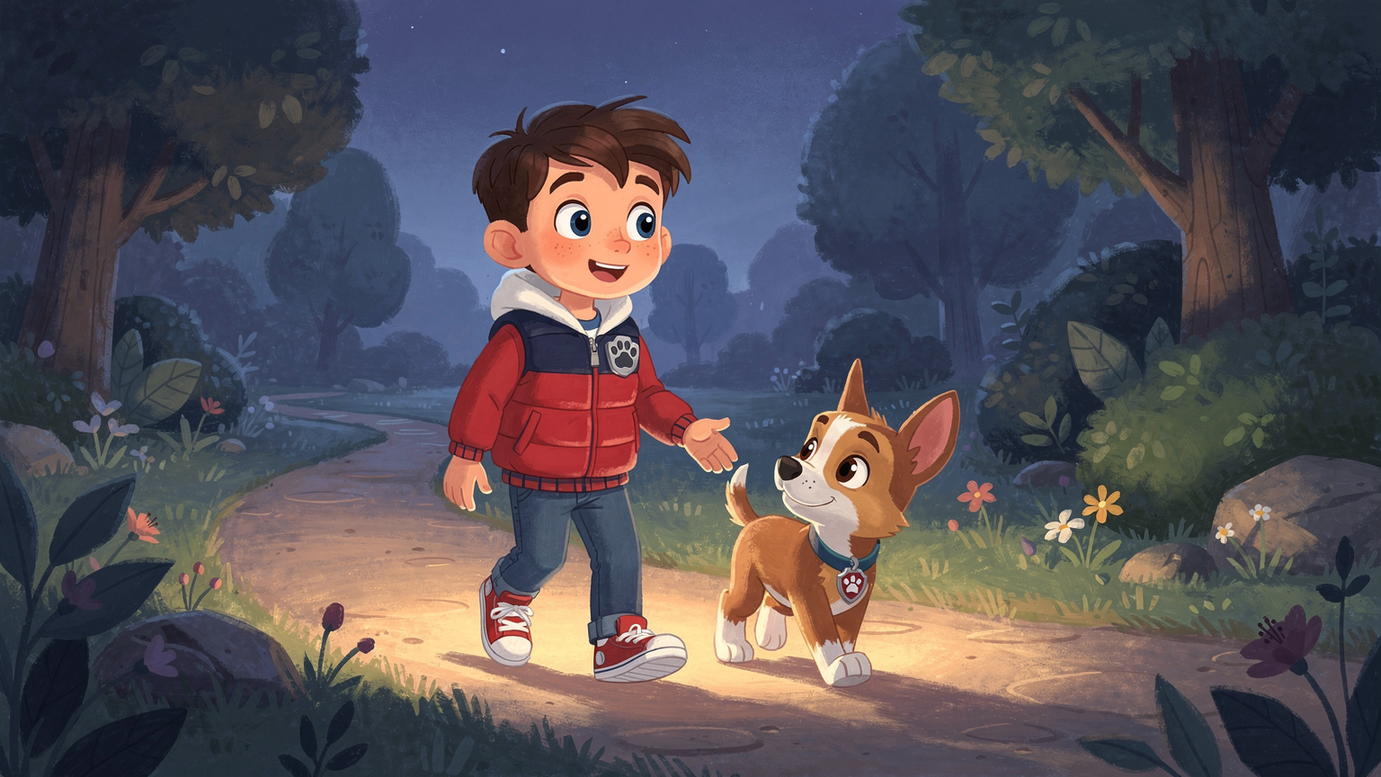 Ночной пикник светлячков