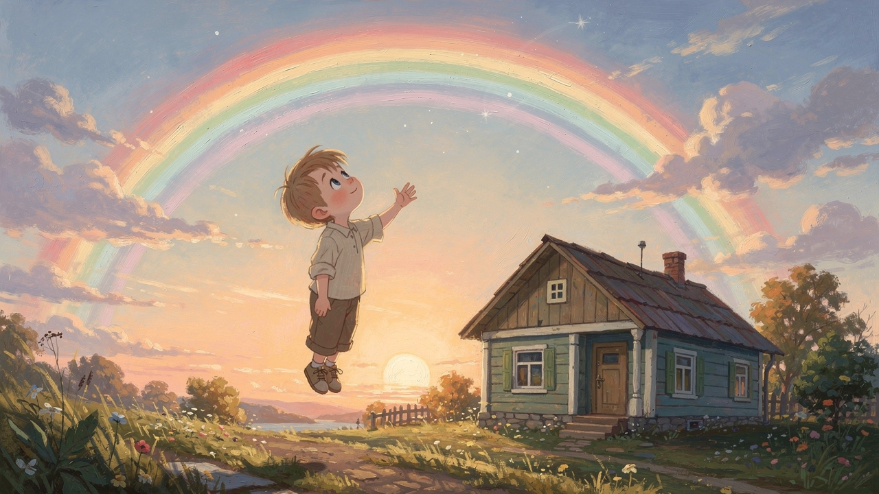 Радуга над домом