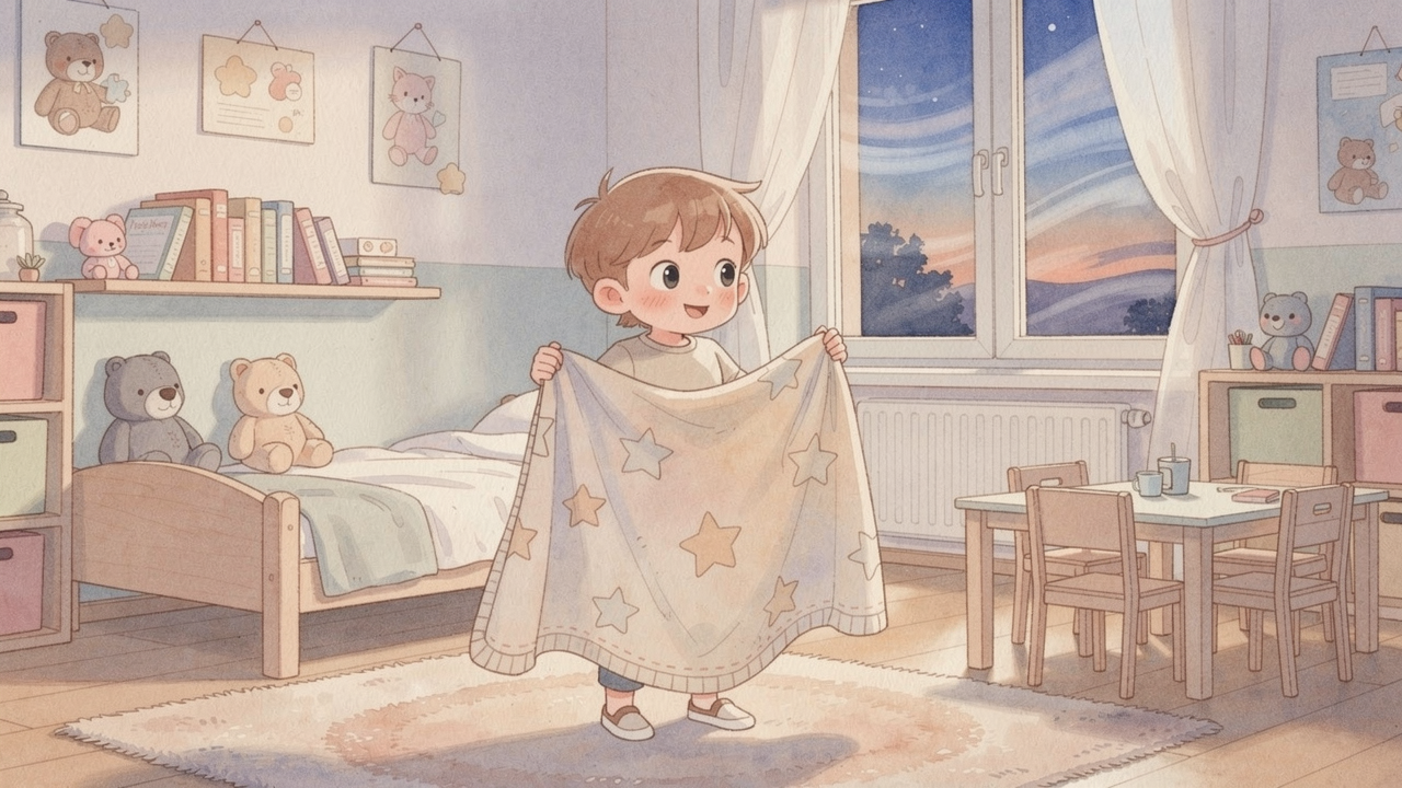 Плед со звёздами